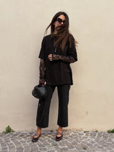 Carica l&#39;immagine nel visualizzatore di Gallery, T-shirt manicotto pizzo
