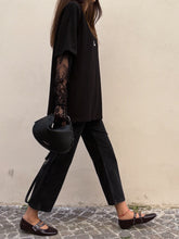 Carica l&#39;immagine nel visualizzatore di Gallery, T-shirt manicotto pizzo
