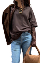 Carica l'immagine nel visualizzatore di Gallery, T-shirt manicotto pizzo
